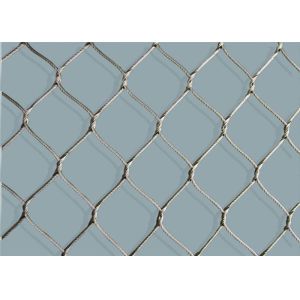 wire mesh rope / bird rope mesh / 316L flexible stainless steel cable mesh/