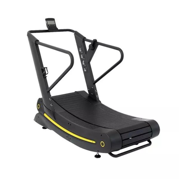 Quality Cardio Equipment Manual Curved Design Self-Generating Curved Treadmill for sale