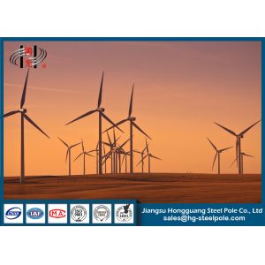 Buy cheap Dodecagonal Wind Turbine Pole Tower 16m Once Forming Without Joint from wholesalers