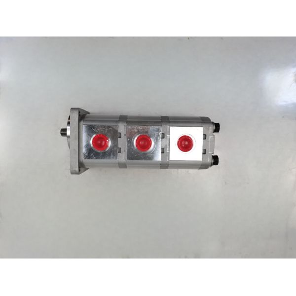 Quality Iron and Aluminum alloy materials Hydraulic Gear Pump 12+12+9CC-15T-R Range for Construction Machinery Factory Supply Hydraulic Spare Parts for sale