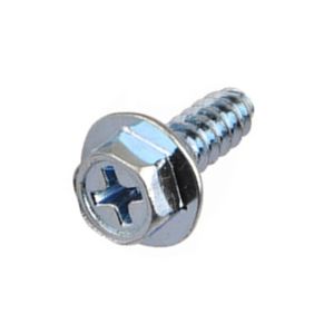 Buy cheap Zinc Plated Hex Phillips Head With Washer Flang Tapping Screws from wholesalers