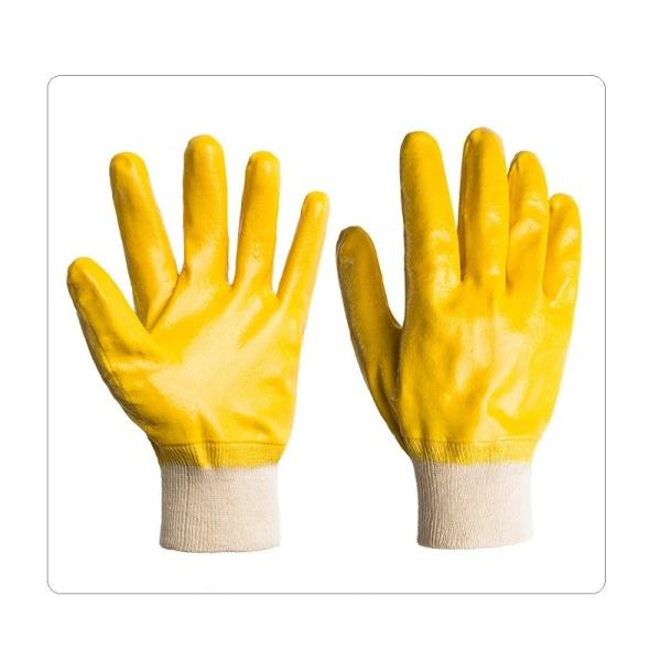 Quality Cotton Liner Oil Resistant Work Gloves for sale