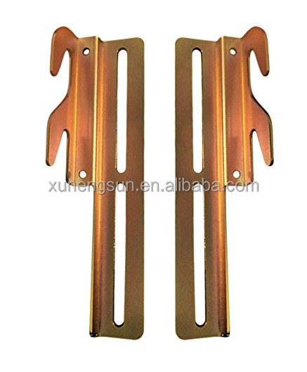 Quality Metal Bed Frame Headboard Hooks Conversion Bracket Punching with Galvanized Structure for sale
