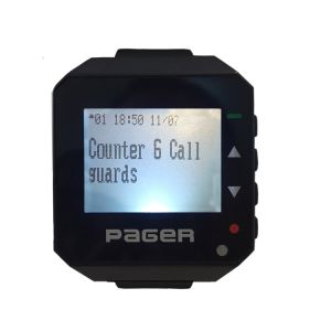 Buy cheap Smart durable use Electronic calling system wrist watch pager from wholesalers