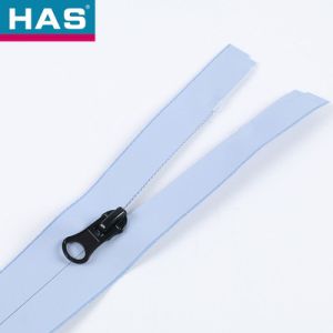 Durable Waterproof Zippers Pink Blue Watertight Zipper Smooth Style