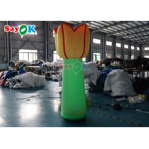 Giant 3d Inflatable LED Flower Lighting Toy Custom Plant Fungus Flower
