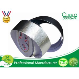 Reinforced Heat Resistant Foil Tape For Fefrigerator Wind Pipe Sliver Color