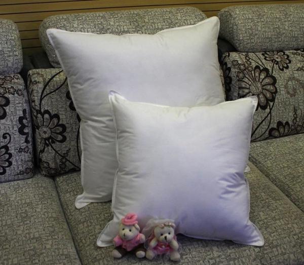 Buy cheap 2cm - 4cm White Duck Feather Cotton Sofa Cushion Replacement Inserts Double Stitched Piping from wholesalers