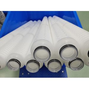 80C Max Operating Temperature Pleated Filtration Cartridge For Industrial