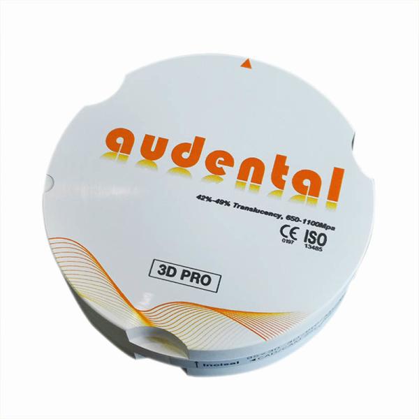 Quality 3D Dental Zirconia Block / Blank Multilayer White ML Gradient for sale