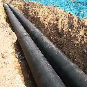 Buy cheap Vacuum Calibrating Pre-Insulated Pipe Extrusion Line with Outsiding Casing from wholesalers