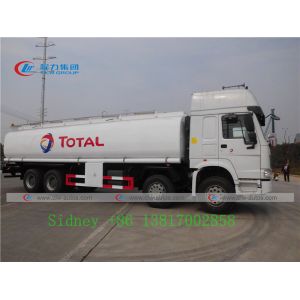 Buy cheap Sinotruk Howo 8X4 336HP 24cbm 30cbm Fuel Tanker Truck from wholesalers