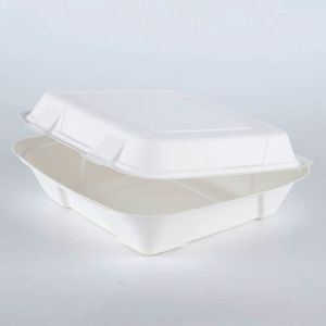 Buy cheap Biodegradable Food Container clamshell Box friendly fully takeout tableware from wholesalers