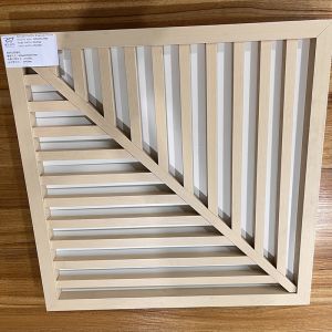 Buy cheap Profile Size 600x600x30mm Extruded Baffle Aluminum Screen And Frame Baffle 30x30mm from wholesalers