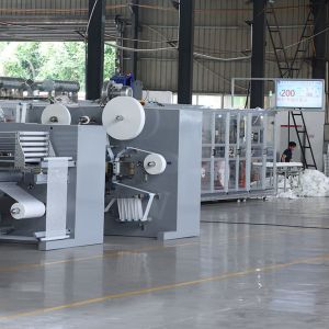 High Speed Sanitary Pad Menstrual Panties Making Machine with Automatic
