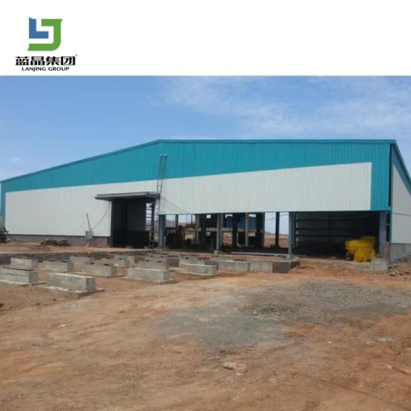 Buy cheap Modern Prefabricated Steel Frame Structure Warehouse Building for Industrial Storage and Workshop Construction from wholesalers