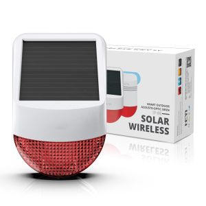 Buy cheap Support Remote Controls Detectors Alarm Built-in Balance Device IP66 Hot Sale Outdoor Solar Siren from wholesalers