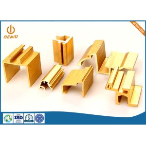 Polished Brass Extrusion Profiles Process Power Amplifier Heat Sink
