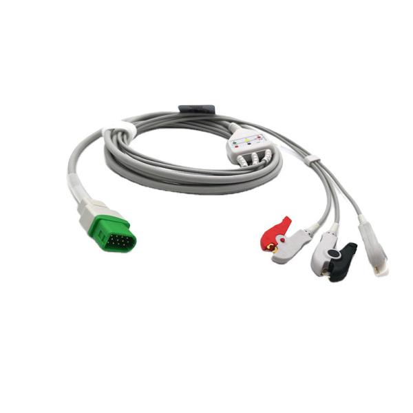 Buy cheap 12 Pin Connector ECG Cable AHA Compatible For Mindray Datascope Passport V V12 V21 from wholesalers