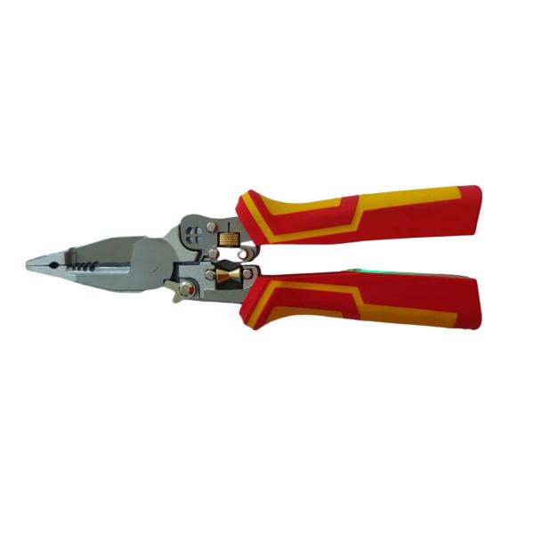 Quality 10-in-1 Wire Stripper with Current Measurement, Wire Stripper for Cutting and Pulling Wires, Wire Stripper, Voltage Tester Pliers, Cable Shears for Scraping and Pressing Wires Nickle Finishing for sale