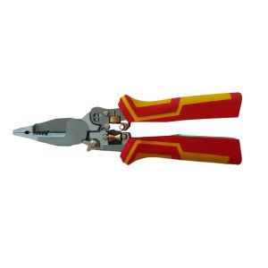 Buy cheap 10-in-1 Wire Stripper with Current Measurement, Wire Stripper for Cutting and Pulling Wires, Wire Stripper, Voltage Tester Pliers, Cable Shears for Scraping and Pressing Wires Nickle Finishing from wholesalers