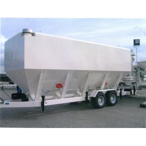 Buy cheap Discharge Screw 219mm 22CBM Mobile Cement Silo from wholesalers