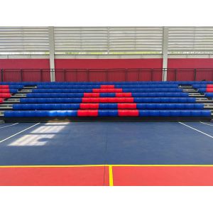 Customized Retractable Bleacher Seating Straight Or Curved Configuration And