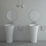 Buy cheap High Strength Modern Freestanding Bathroom Vanity Scratch Resistant from wholesalers