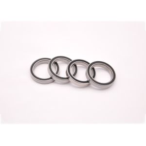 Buy cheap 2RS Shield Size 15*21*4mm Miniature Ball Bearings High Rotating Speed With Small Torque from wholesalers