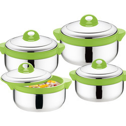 Buy cheap Stainless Steel 201 4pcs Thermal Stock Pot Set Large Capacity Lunch Box Modern Bento from wholesalers