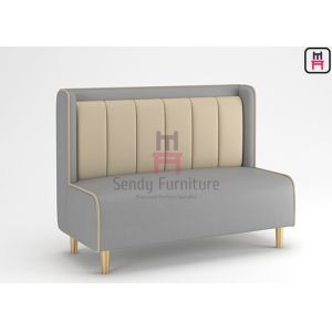 Buy cheap High Back Dual Color 1.2cbm 4ft Upholstered Sofa Booth from wholesalers