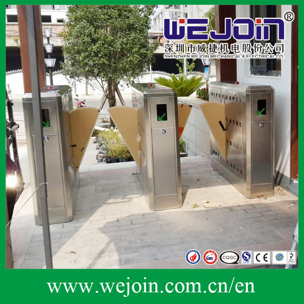 Entrance Control Flap Gate Turnstile, Electronic flap barrier with anti