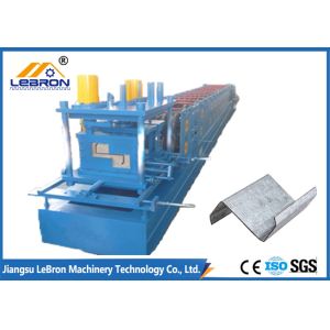 Buy cheap PLC Control Z Channel Roll Forming Machine Blue Color Long Time Service from wholesalers