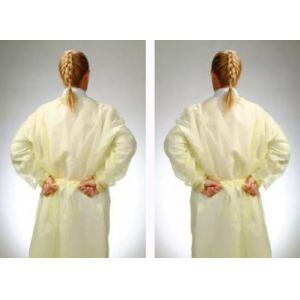 Buy cheap Non - Irritating Non Woven Isolation Gown Cpe / Pe Material Water Resistant from wholesalers