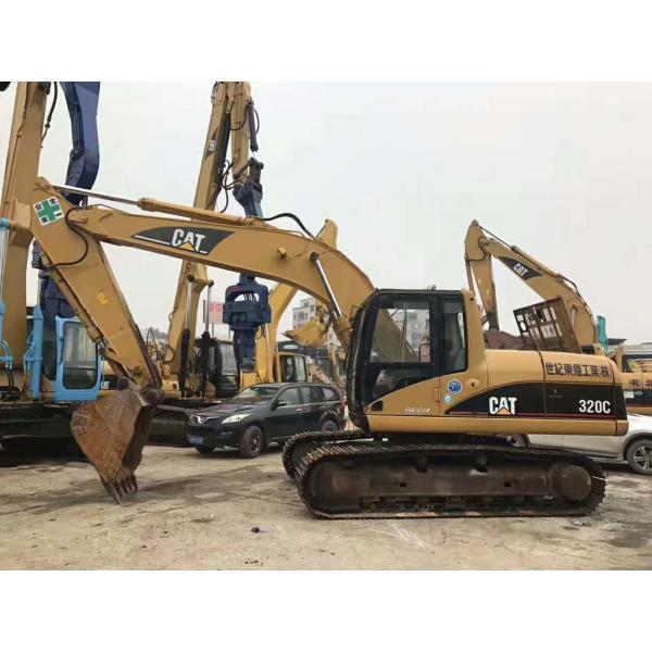 Buy cheap Original 20t Used CAT Excavators 320C Used Construction Vehicles With A/C Available from wholesalers