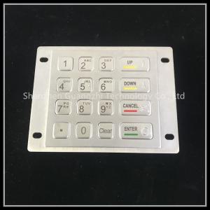 Buy cheap Industrial Metal Numeric Keypad Waterproof With R232 Interface Ps2 Power Supply from wholesalers