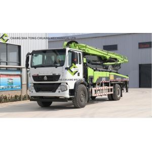 Buy cheap Sinotruk Howo Chassis Concrete Pump Truck 38 Meters from wholesalers