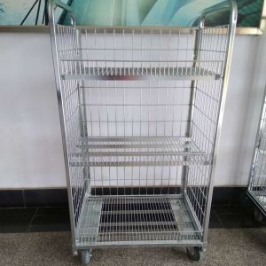 Buy cheap Vegetable Logistics Trolley Promotion Rack Powder Coated Surface Treatment from wholesalers
