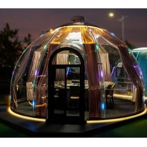 Customized Personalized PC Material Bubble Houses Easy-to-Assemble Inflatable