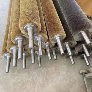 Buy cheap Brass Wire Belt Conveyor Brush Rollers Wood Deburring OEM from wholesalers