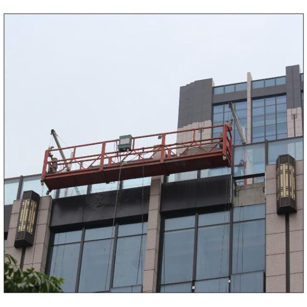 Quality Galvanized steel 6 meters ZLP630 suspended rope platform for cleaning for sale