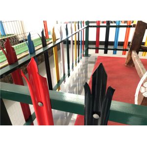 China Custom Euro Style Metal Palisade Fencing Anti Vandal Park Guardrail on sale