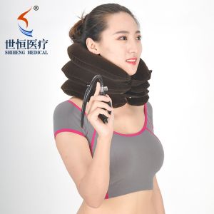Buy cheap Adjustable Soft Rubber Inflatable Cervical Collar Neck Brace Support from wholesalers