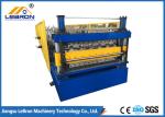 Buy cheap New double layer roofing sheet roll forming machine 2018 new type PLC control automatic roll forming from wholesalers