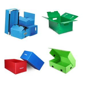 Buy cheap Polypropylene Fruit Packaging Box Green Coroplast Peach Packing Boxes from wholesalers