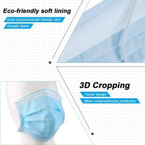 Elastic Ear Loop Disposable Surgical Face Masks Non Toxic Non Irritating