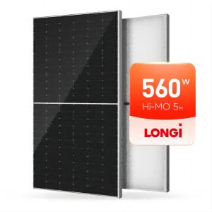 Monocrystalline Silicon Longi PV Panel 560 Watt Solar Panel Transparent