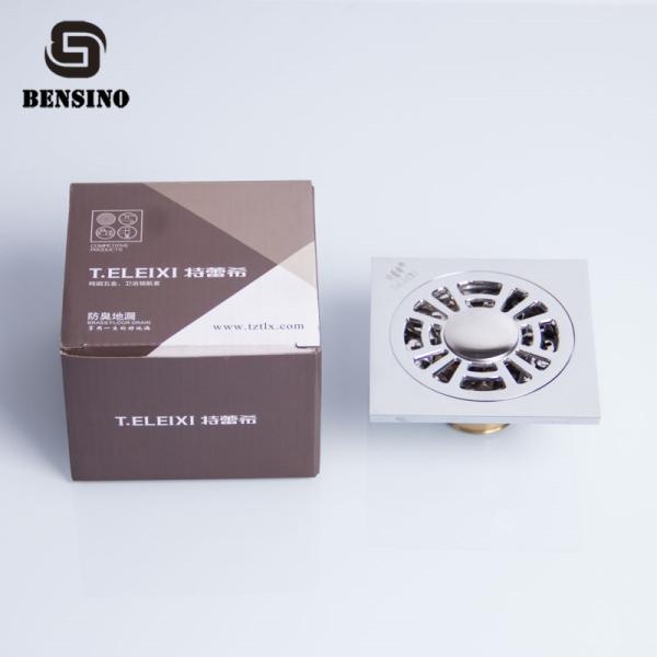 Quality Silver Polished 100CM Bathroom Floor Drain Strainer for sale