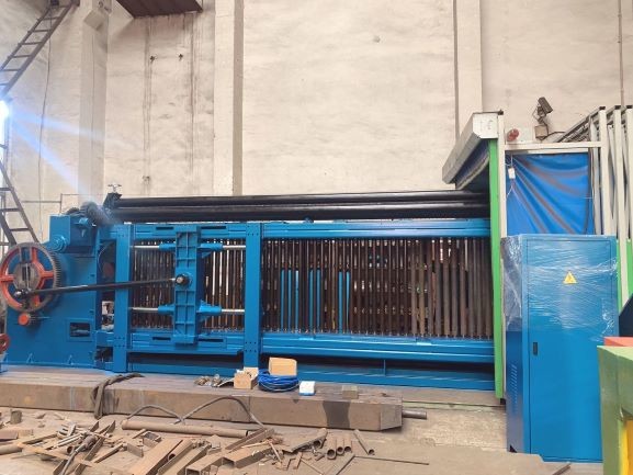 Spiral Coil Three Twist Gabion Wire Mesh Machine with Max Weaving Width 4300mm
