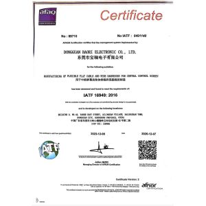 Dongguan Baori Electronics Co.,LTD Certifications